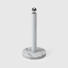 Load image into Gallery viewer, Paper Holder 1, White, Chrome, Carrara Marble, Scherlin Form, image
