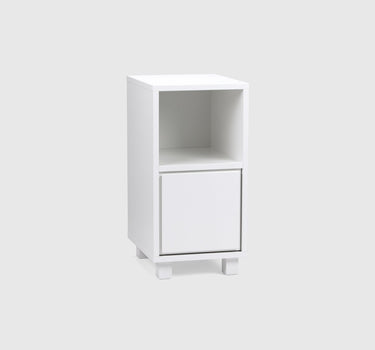 SCHERLIN FORM Bed side table White Bed Side Table 2