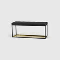 SCHERLIN FORM Bench Black / Brass Bench 11