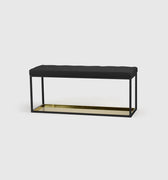 SCHERLIN FORM Bench Black / Brass Bench 11