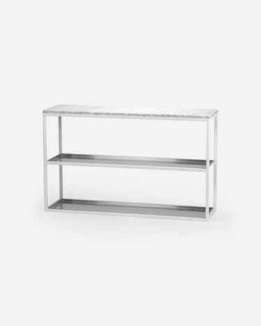 SCHERLIN FORM Console Table White / Zinc Console Table 11 - 2