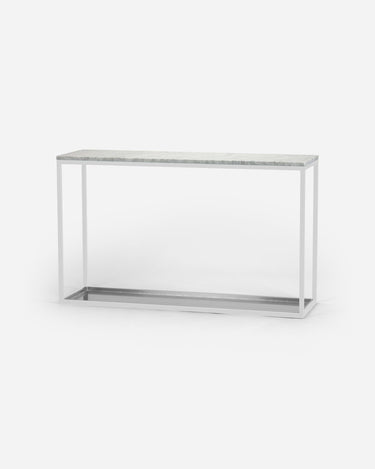 SCHERLIN FORM Console Table White / Zinc Console Table 11