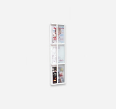 SCHERLIN FORM Magazine Rack White Magazine Rack 3