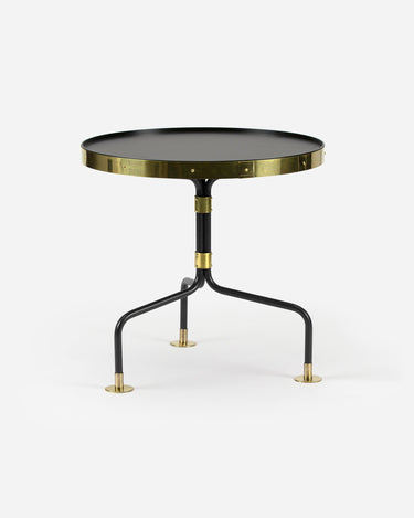 SCHERLIN FORM Side table Black / Brass Side Table 12