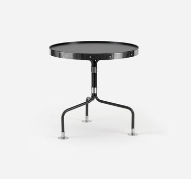 SCHERLIN FORM Side table Black / Stainless steel Side Table 12