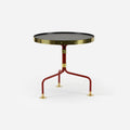 SCHERLIN FORM Side table Red / Brass Side Table 12