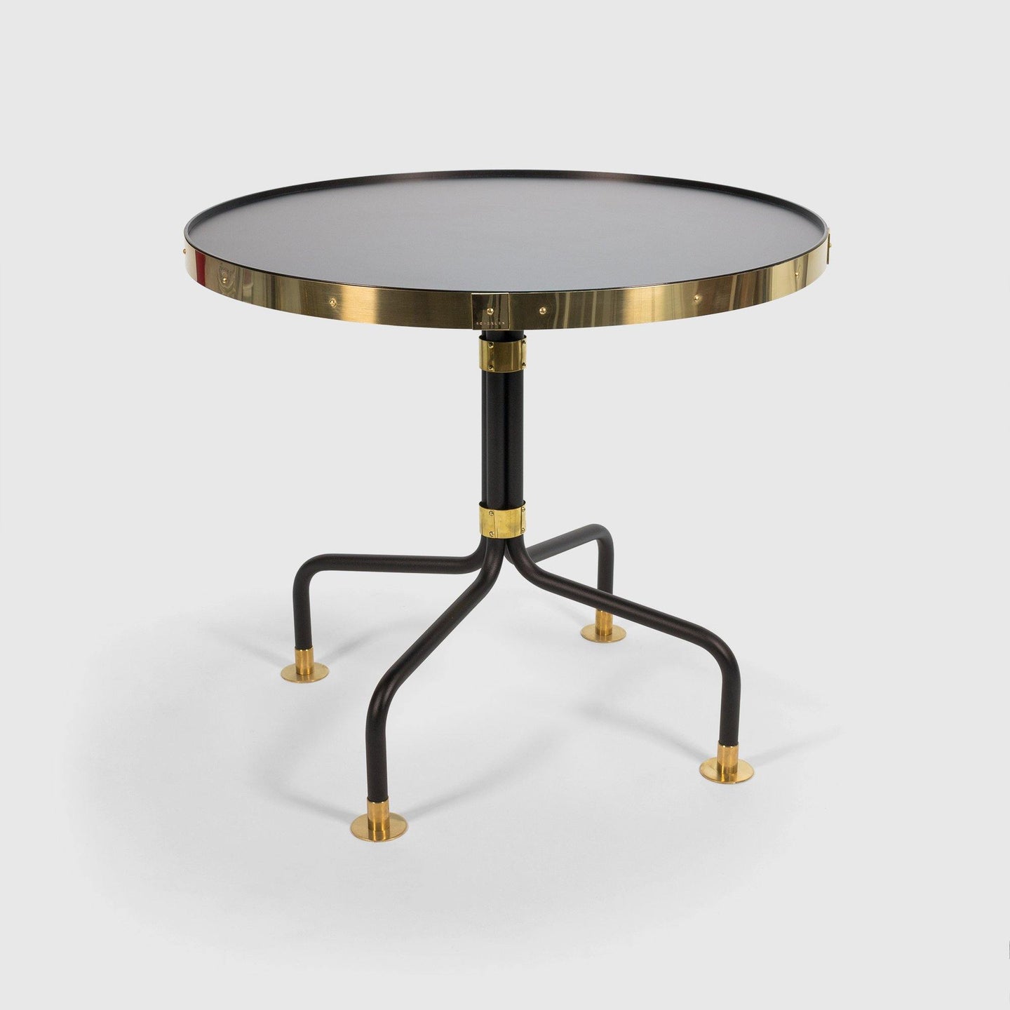 Café Table 12, Brass, Scherlin Form, image