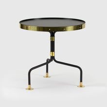 Load image into Gallery viewer, Side Table 12, Black, Brass, Scherlin Form, image
