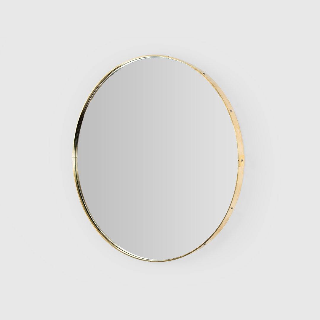 Mirror 10, Brass, Stainless Steel, Scherlin Form, image